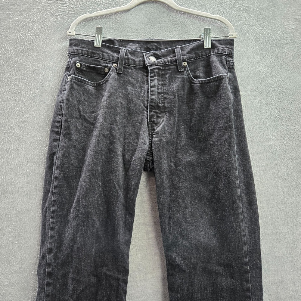 Levi's 514 Men Jeans 33x32 Gray Denim Straight Fit Pockets Mid Rise Cotton Adult - Picture 14 of 14